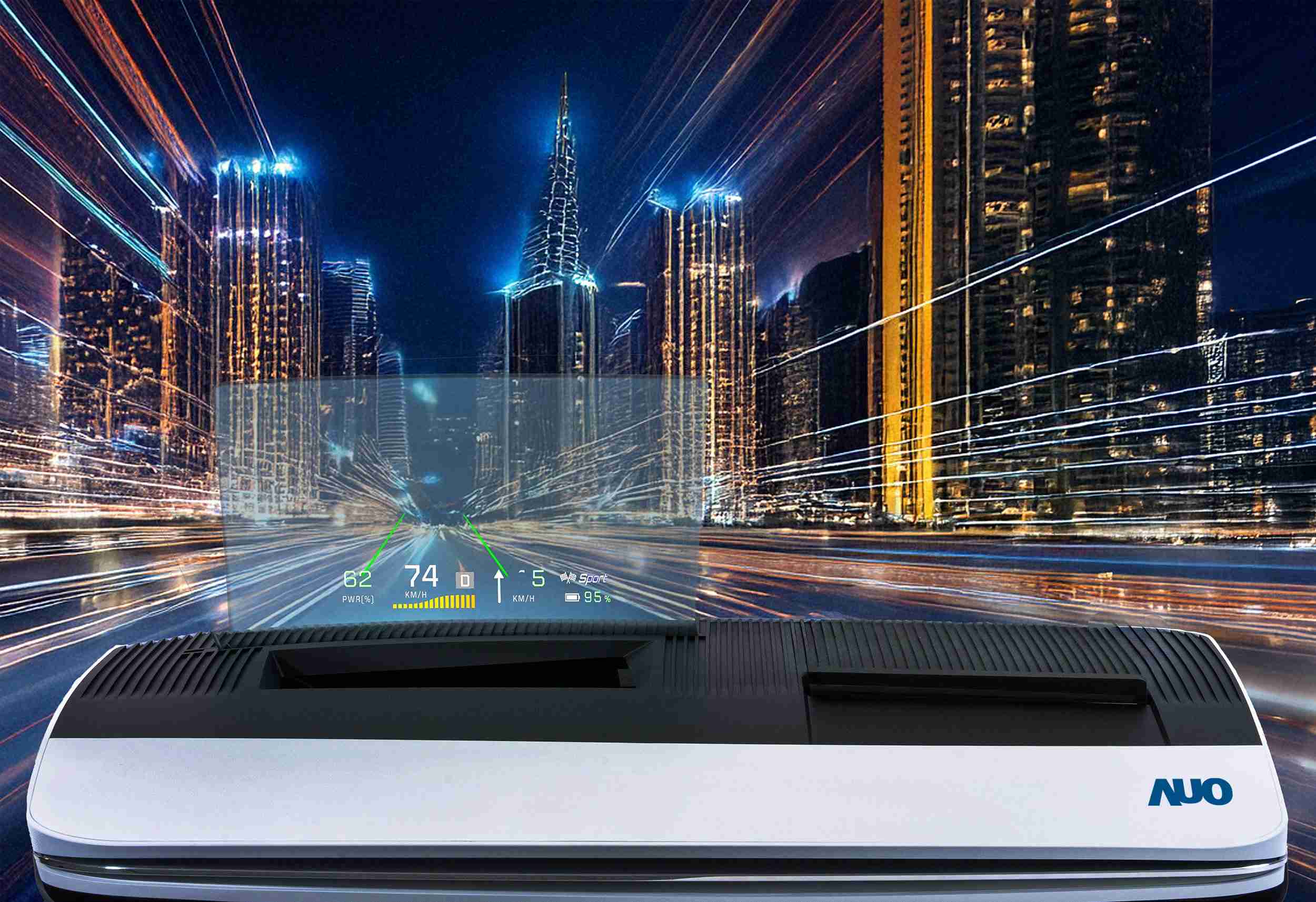 z6尊龙推出13吋Micro LED抬头显示器，，，，提供高入眼亮度、、、、高色彩饱和度的显示质量，，，在阳光下或黑暗中都清晰可见，，并利用Micro LED模块体积小的优势，，，解决车用空间有限的痛点